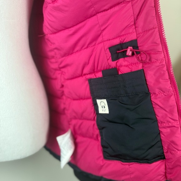 Abercrombie & Fitch Women’s Navy Hooded Parka Jacket Size L Winter Coat - Picture 7 of 15